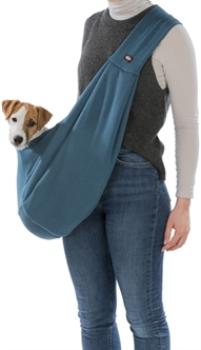 Bauchtasche Träger Sling Blau und Grau Trixie